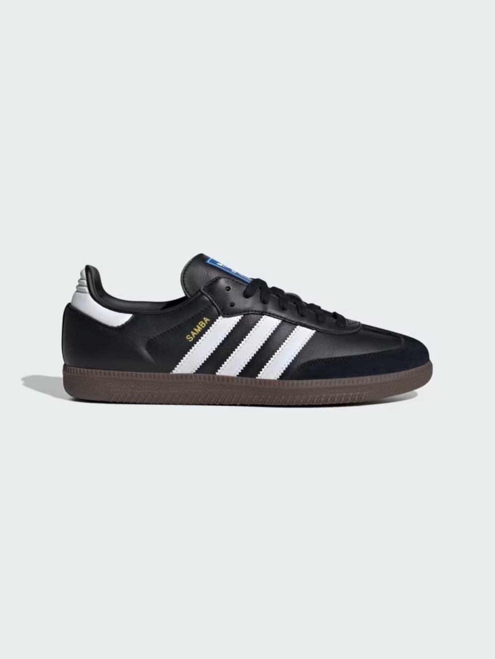 Adidas Samba Black with White Stripes